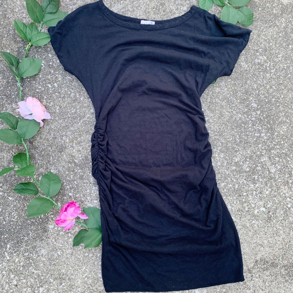 Sundry | Bodycon Style Cinched Black Dress Size 3